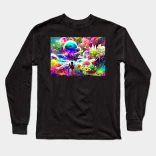 Color Globs | Life Mushrooms Long Sleeve T-Shirt